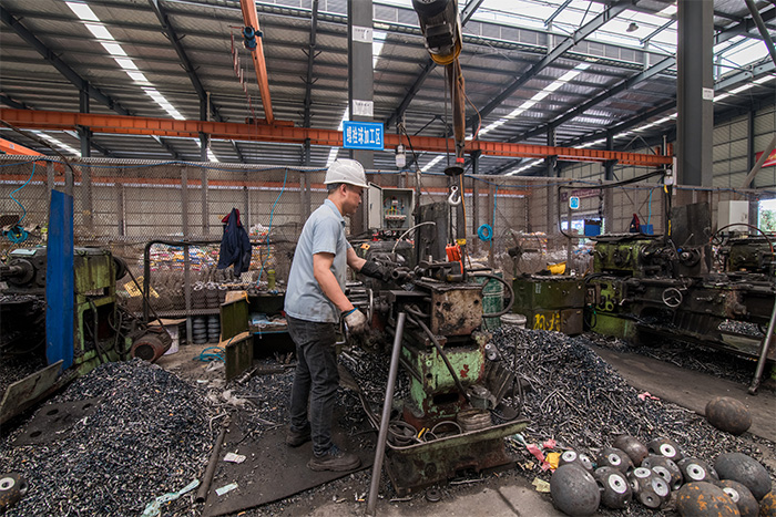 商洛网架配件-螺栓球加工车间